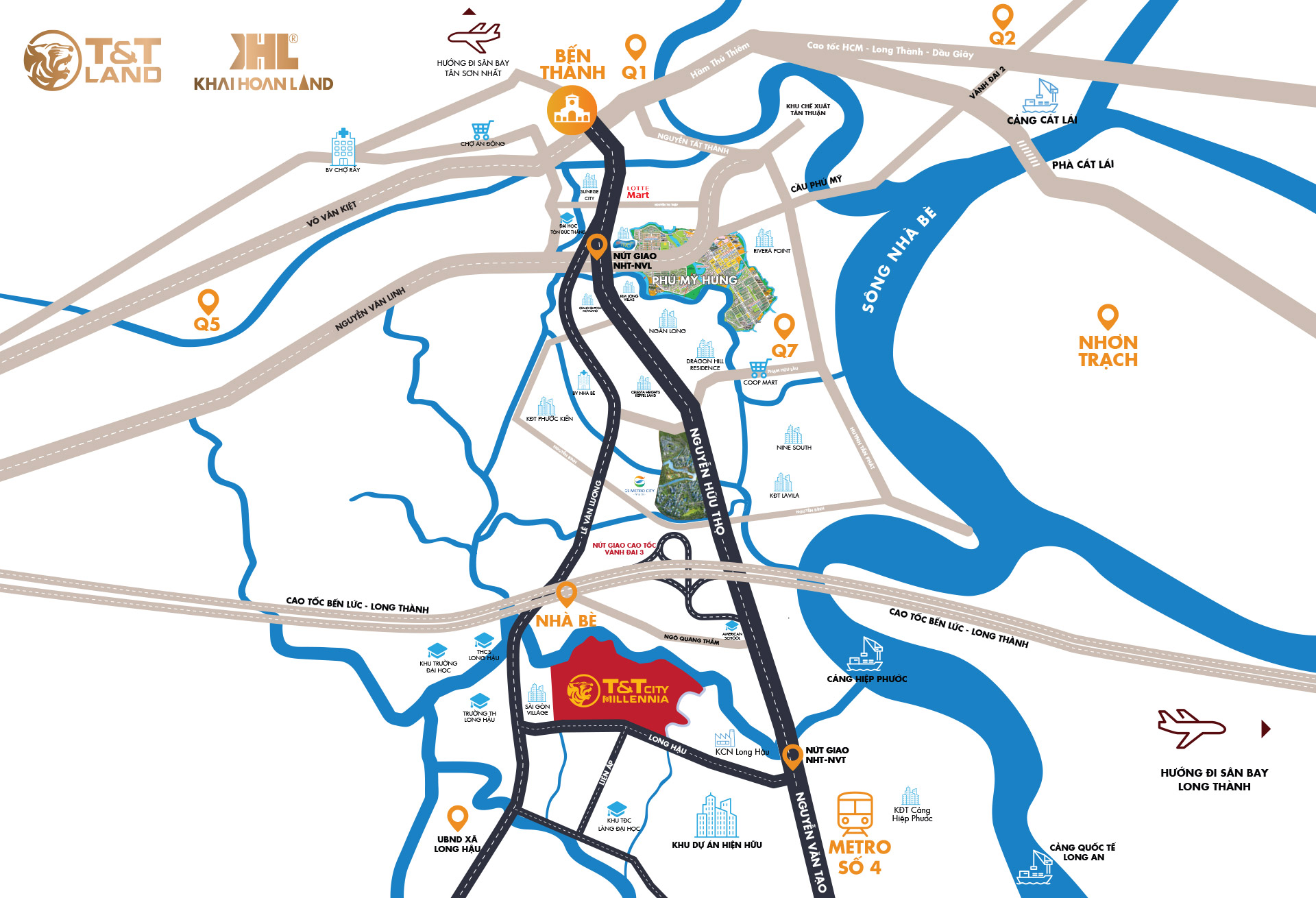 Vị trí T&T CITY MILLENNIA